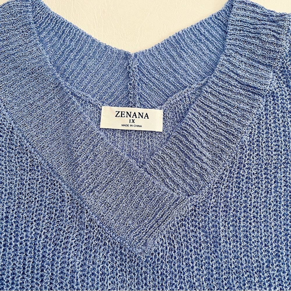 Plus Open Knit Top - Picture 3 of 7